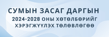 2024-2028 оны хөтөлбөрийг хэрэгжүүлэх төлөвлөгөө
