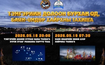 Тэнгэрийн долоон бурхан од, Баян-Өндөр хайрхныг тахих ёслол болно
